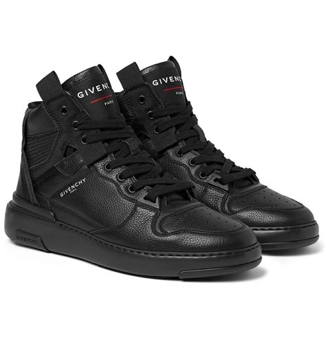 givenchy sneaker black|givenchy wing high top sneakers.